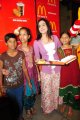 Actress Aksha at McDonalds Herabad