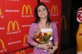 Actress Aksha at McDonalds Herabad