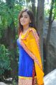 Actress Aksha Hot Photos in Blue Churidar Yellow Dupatta