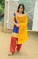 Actress Aksha Hot Photos in Blue Churidar Yellow Dupatta