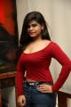 Actress Alekhya Angel Hot Photos in Red Dress