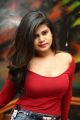 Actress Alekya Angel Red Dress Hot Photos