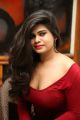 Telugu Actress Alekhya Red Dress Photos