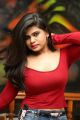 Telugu Actress Alekhya Red Dress Photos