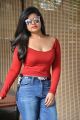 Telugu Actress Alekhya Red Dress Photos