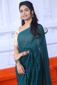 Actress Alekhya Harika Saree Photos