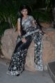 Actress Alekhya Hot Black Transparent Saree Stills