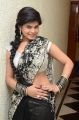 Actress Alekhya Reddy Hot in Transparent Black Saree Stills