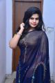 Samajaniki Hecharika Actress Alekhya Kondapalli Navy Blue Saree Pics