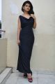Actress Alekhya in Black Long Gown Photos