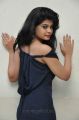 Actress Alekhya in Black Long Gown Photos