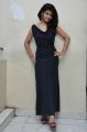 Actress Alekhya in Black Long Gown Photos