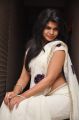 Telugu Actress Alekya Hot Images in White Saree