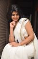 Telugu Actress Alekya Hot Images in White Saree