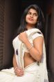 Telugu Actress Alekya in White Saree Hot Images