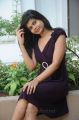 Alekhya Hot Photo Shoot Stills in Dark Violet Dress