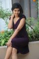 Telugu Actress Alekhya in Violet Dress Hot Photo Shoot Stills