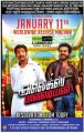 Santhanam, Karthi in Alex Pandian Movie Release Posters