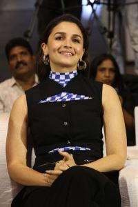 Actress Alia Bhatt Pics @ Jigra Pre Release Event