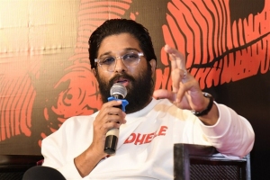 Pushpa Movie Hero Allu Arjun Interview Images