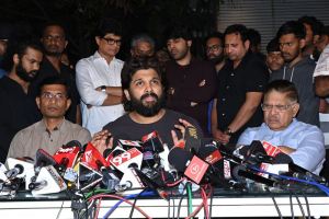 Actor Allu Arjun Press Meet Stills