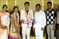 Kalaipuli S Thanu at ALS Nachiappan Son Wedding Reception Photos