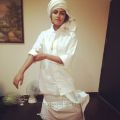 Actress Amala Paul  in White Lungi Pictures