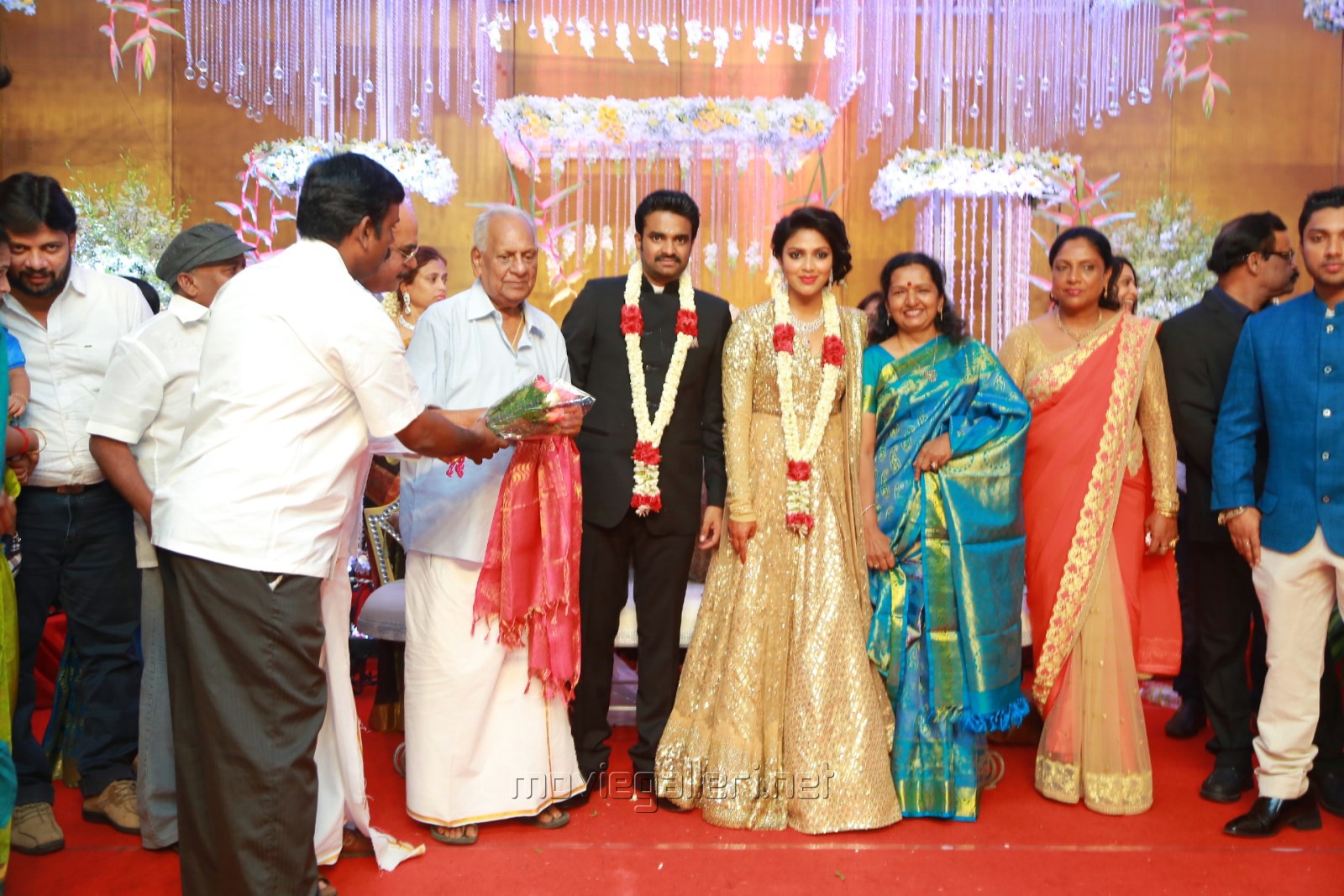 Actress Amala Paul Director Vijay Wedding Reception Stills ...