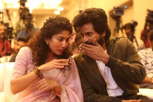 Sai Pallavi, Sivakarthikeyan @ Amaran Movie Pre Release Event Stills