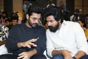 Nithiin, Sivakarthikeyan @ Amaran Movie Success Meet Stills