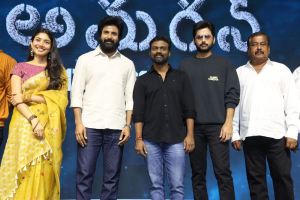 Sai Pallavi, Sivakarthikeyan, Rajkumar Periasamy, Nithiin, Sudhakar Reddy @ Amaran Success Meet Stills