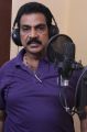 Narayana Babu dubbing @ Amavaasai Movie Song Recording Photos