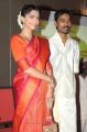 Sonam Kapoor, Dhanush at Ambikapathy Movie Press Meet Photos