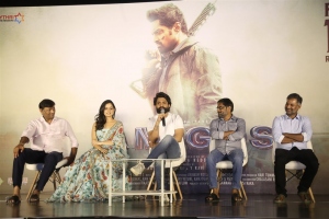 Naveen Yerneni, Nandamuri Kalyan Ram, Ashika Ranganath, Y Ravi Shankar, Rajendra Reddy @ Amigos Movie Press Meet Stills