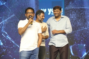 Y Ravi Shankar, Rajendra Reddy, Naveen Yerneni @ Amigos Movie Pre Release Event Stills