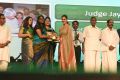 Judge I Jayanthi  recieving exceptional Service award