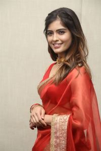 Actress Amritha Aiyer Saree Images @ Bachhala Malli Pre-Release