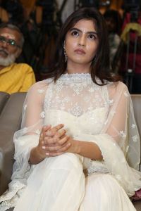 Actress Amritha Aiyer Images @ HanuMan Gratitude Meet