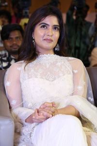 Actress Amritha Aiyer Images @ HanuMan Gratitude Meet