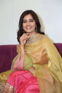 Actress Amritha Aiyer Pics @ Hanuman Movie Interview