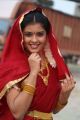 Actress Amrutha Photos in Red Yellow Half Saree