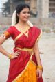 Ala Nenu Ila Nuvvu Movie Actress Amrutha Aiyer Photos in Red Yellow Half Saree