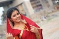 Telugu Actress Amrutha Photos in Red Yellow Half Saree