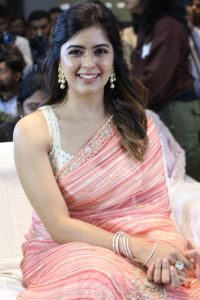 Actress Amritha Aiyer Saree Pics @ Bachhala Malli Trailer Launch