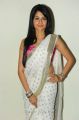 Telugu Actress Amrutha Hot in White Saree Pics