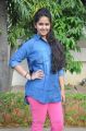 Telugu Actress Anandi Cute Photos in Blue Dress
