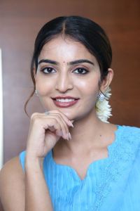 Actress Ananya Nagalla Saree Pics @ Srikakulam Sherlock Holmes Interview