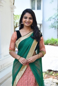 Bootcut Balaraju Movie Actress Ananya Nagalla Cute Saree Pics
