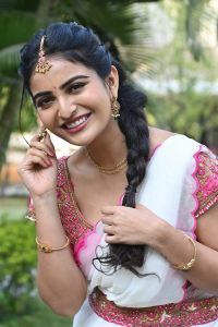 Srikakulam Sherlock Homes Actress Ananya Nagalla Saree Images