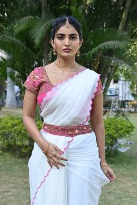 Srikakulam Sherlock Homes Actress Ananya Nagalla Saree Images